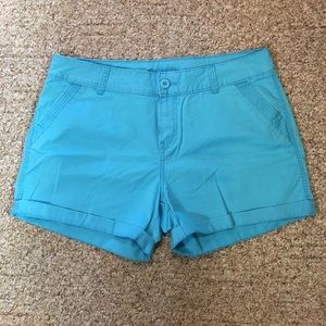 Sky blue shorts!!