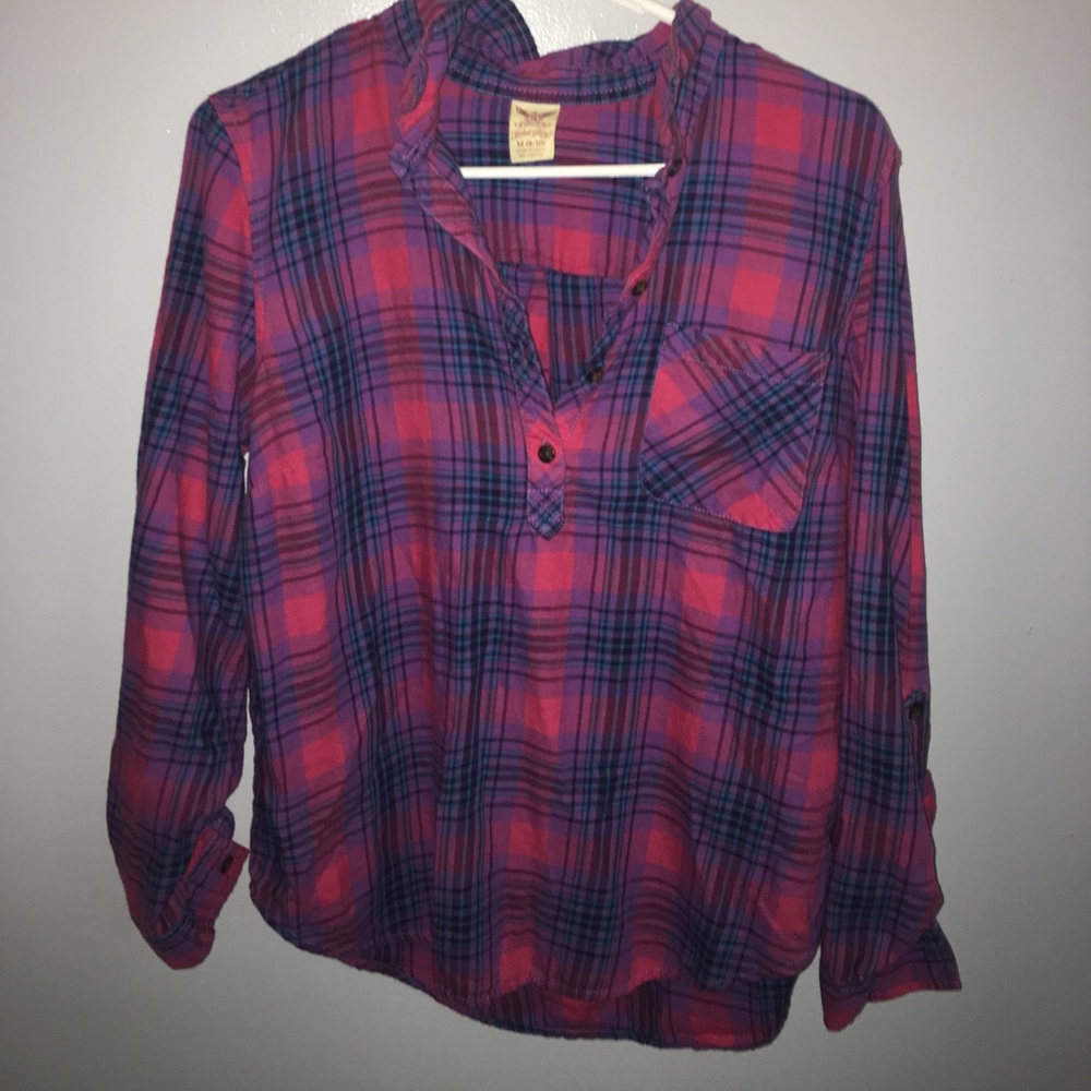 1/2 Button Down Flannel