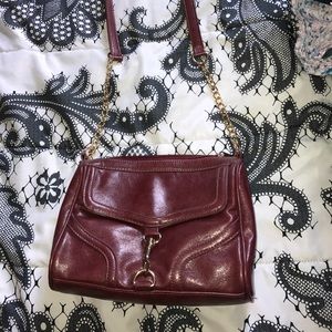 Small Burgundy Crossbody Bag
