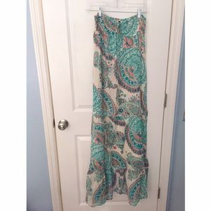 Roxy strapless maxi dress
