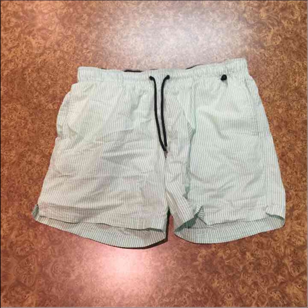 6in Seersucker Swim Shorts