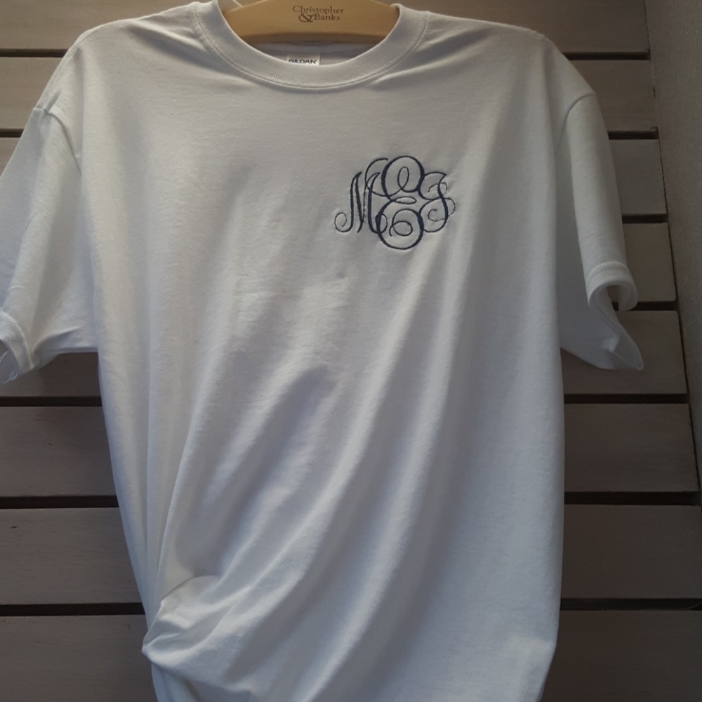 MONOGRAMMED Stitched TShirts