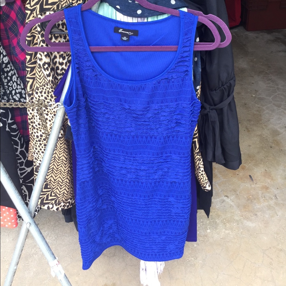 Royal blue dress
