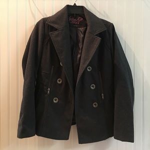 Grey Peacoat