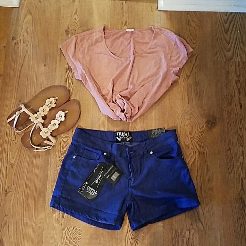 Blue shorts size Large