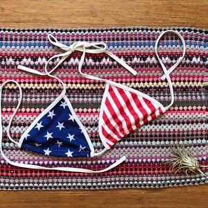 American Apparel USA Flag Bikini 🇺🇸4th of July