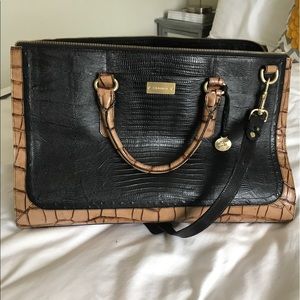 Brahmin croc weekender bag