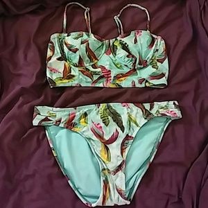 Arizona Feather 2 piece bikini NWOT