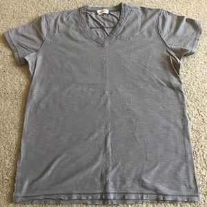 Mens Diesel distressed V-neck with secret pocket