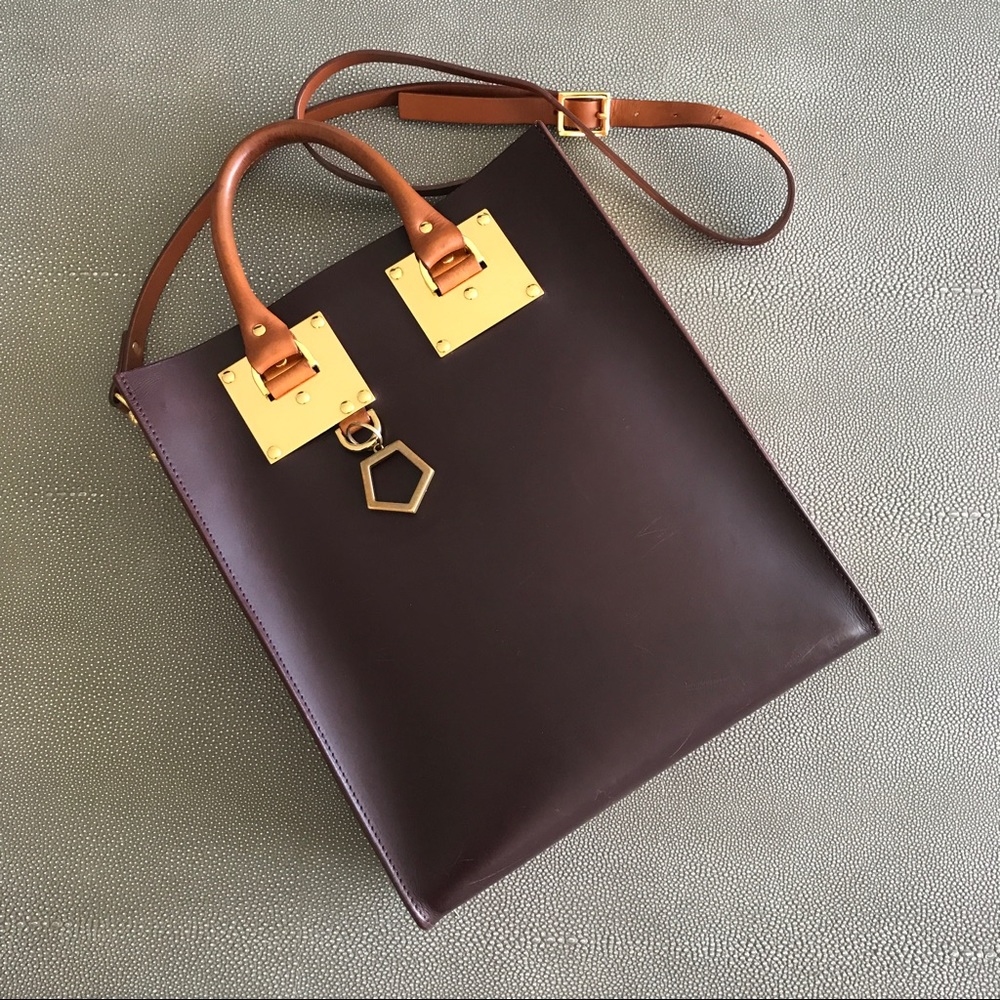 SOPHIE HULME STRUCTURED TOTE BAG