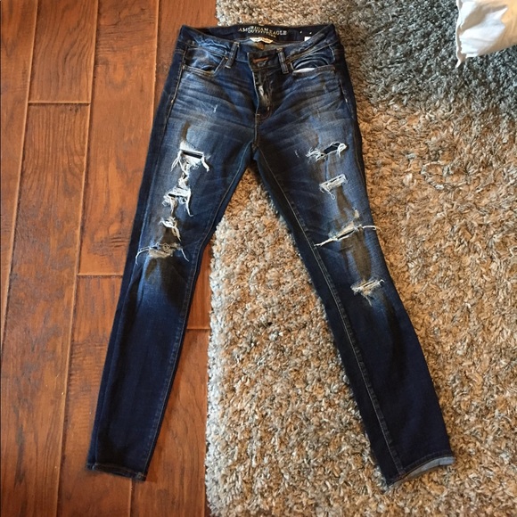 American Eagle Outfitters Pants - American Eagle dark wash stretchy skinny jeans