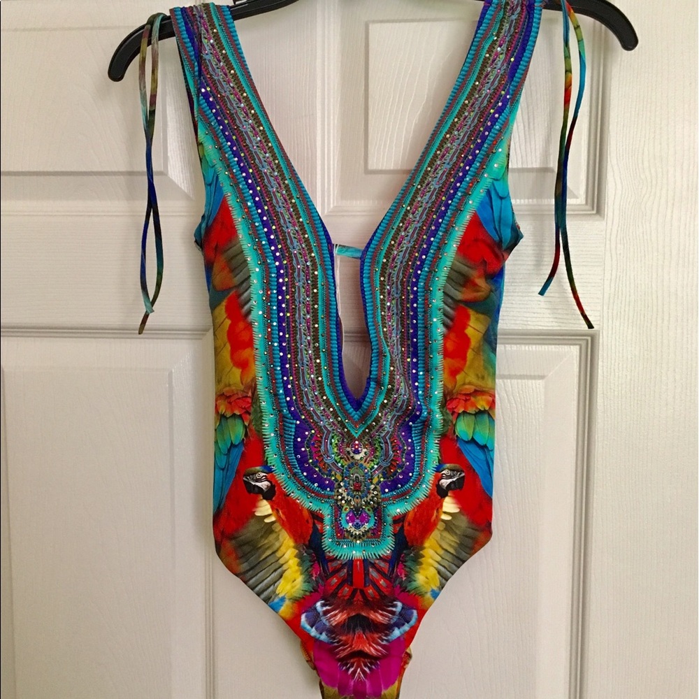 Brand New Camilla Plunging One Piece Swimwear