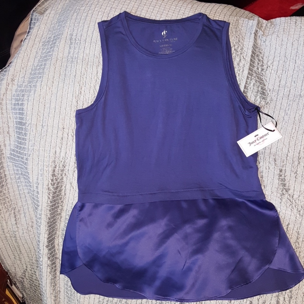 Juicy Couture mock layer tank