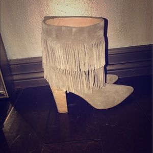 Elaine Turner Fringe Boots