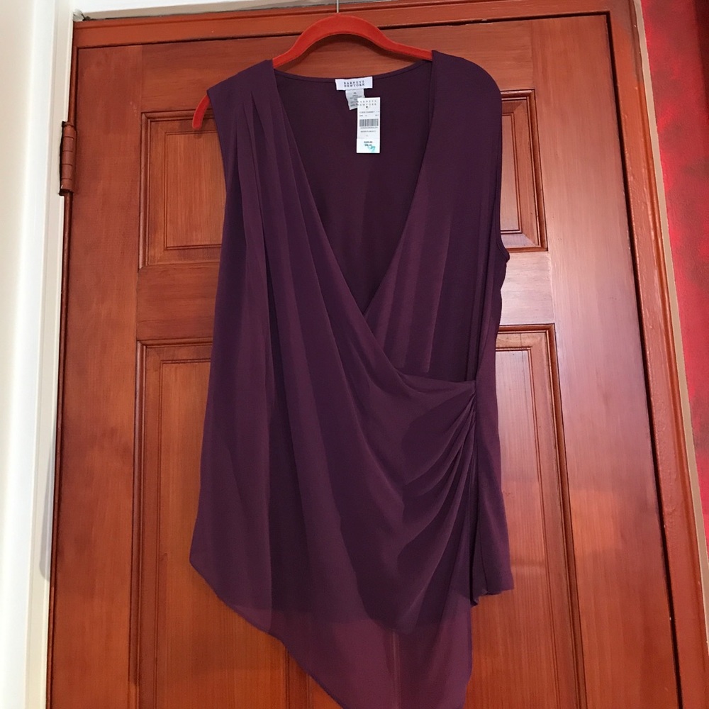 Brand new with tags purple Blouse, size XL!