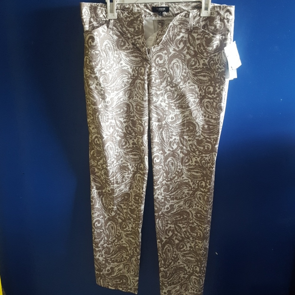 Patterned 98% Cotton Pants