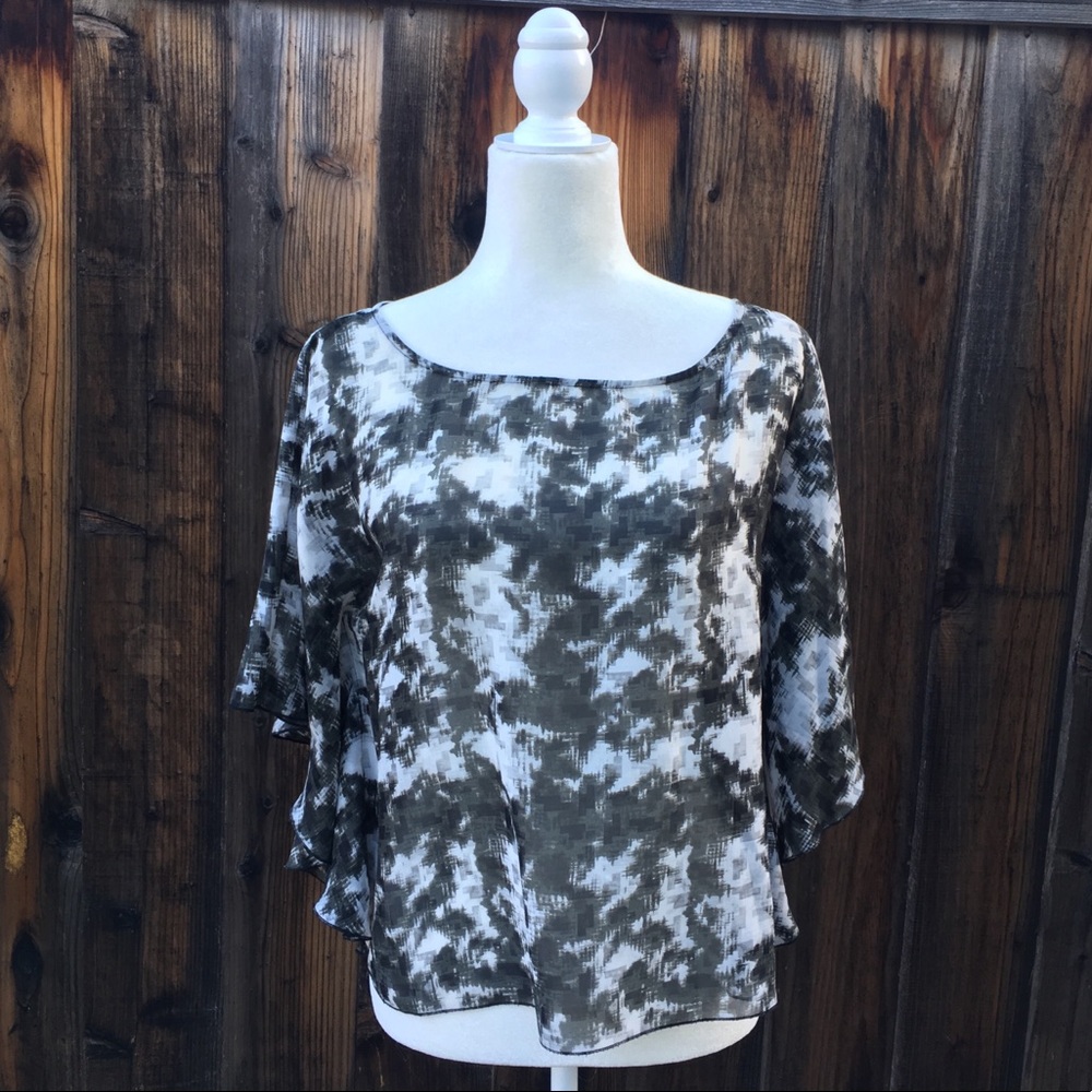 Poncho Style Blouse