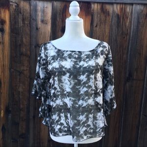 Poncho Style Blouse