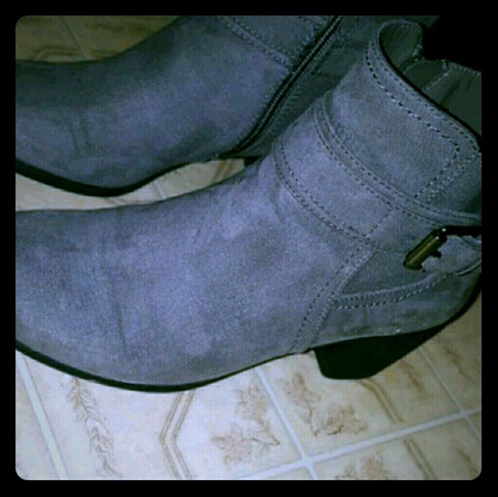 Gray Booties