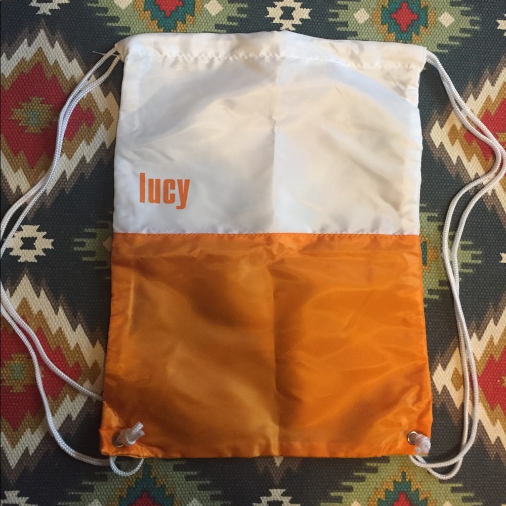 Lucy activewear drawstring backpack. Brand new!