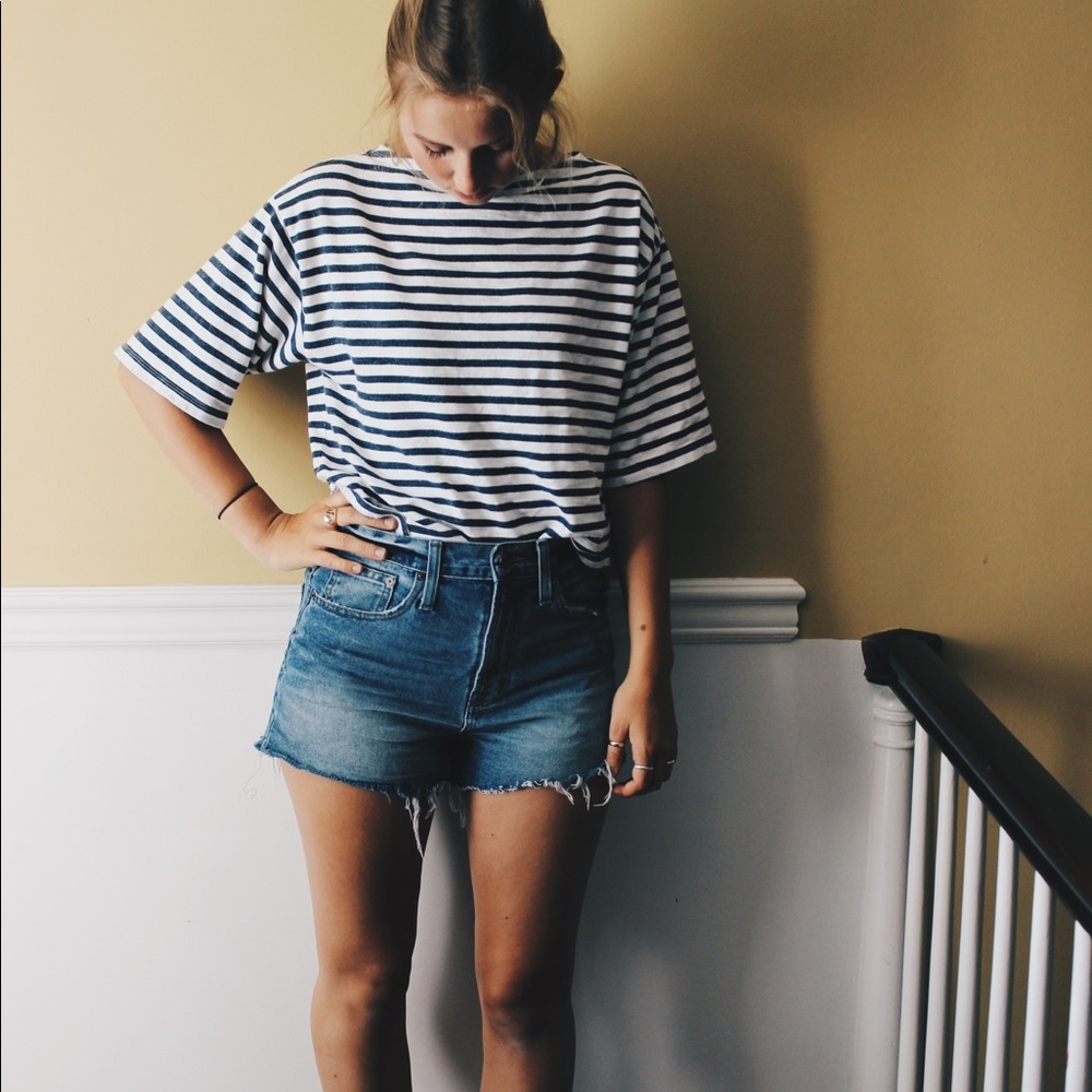 THE PERFECT MADEWELL JEAN SHORTS