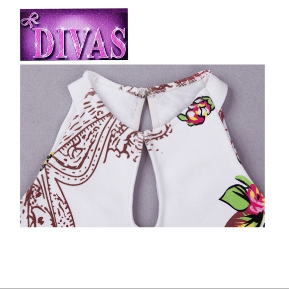 Floral Print Bandage Dress - Picture 4 of 5