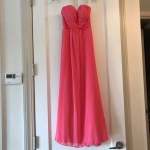 Bill Levkoff formal dress, bridesmaid dress, wedding guest dress, strapless