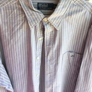 Long-Sleeved Polo Dress Shirt -  xxl