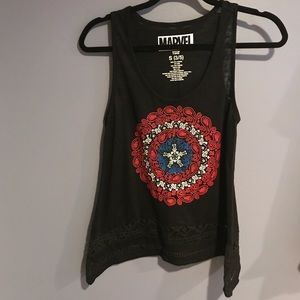 Marvel Captain America 🇺🇸 racerback tank