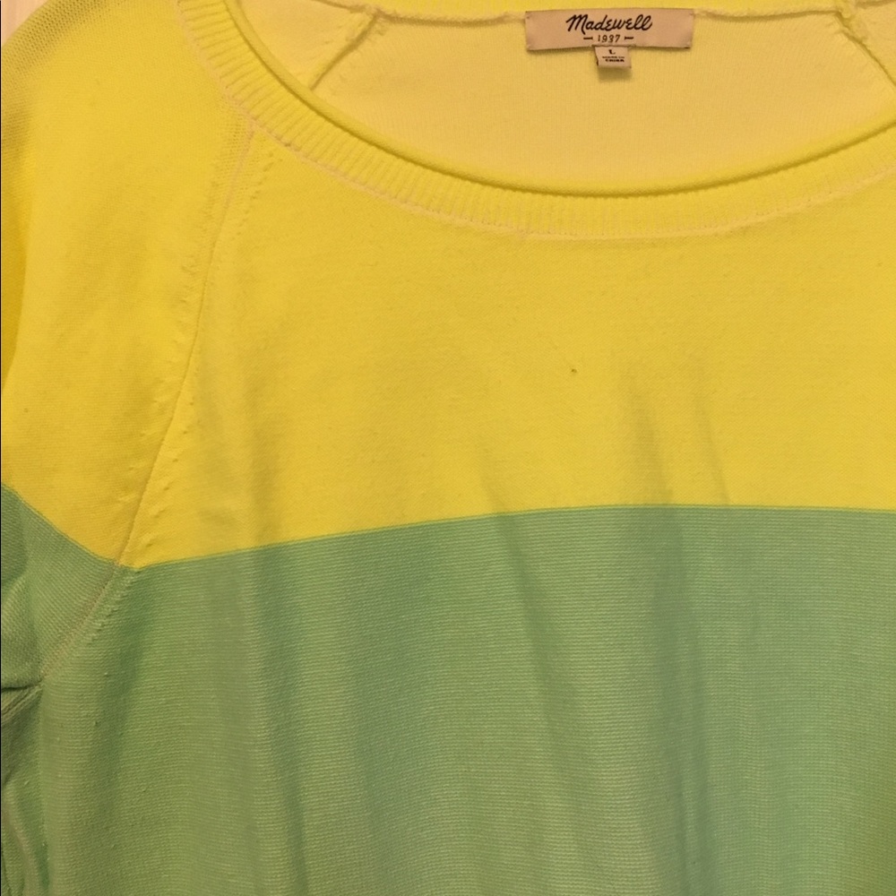 Madewell two tone sweater - Picture 2 of 3