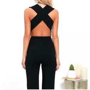 Backless jumpsuit