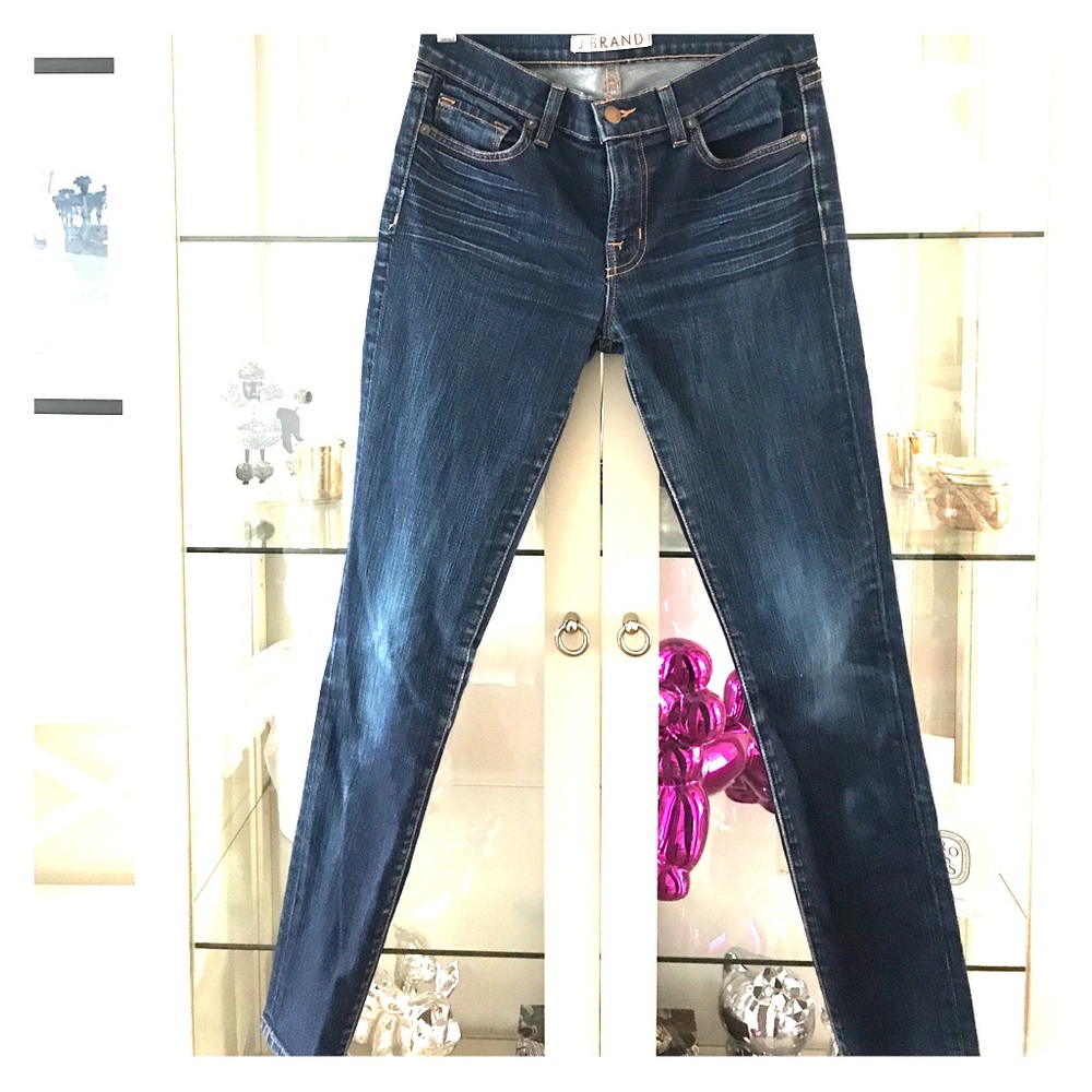 J Brand Blue Ink Skinny Jeans #811c012