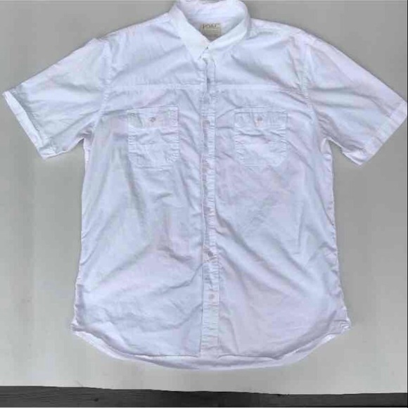PD&C Men's Button Down Short Sleeve Shirt - Picture 1 of 4