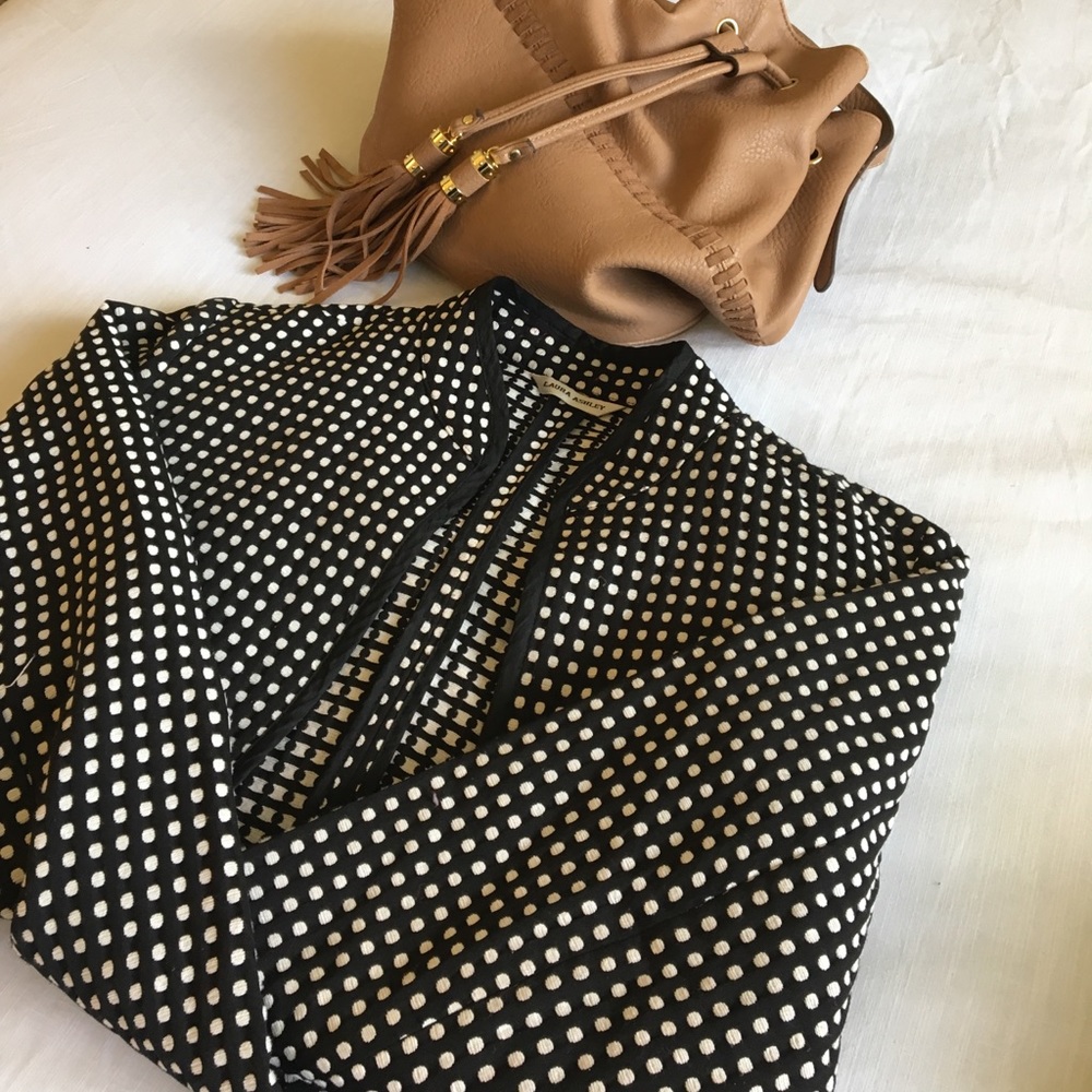 🔴 Laura Ashley polka dot Blazer