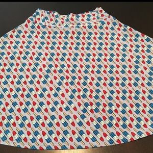 SALE! BNWT Lularoe Unicorn BOMB POP Azure Skirt