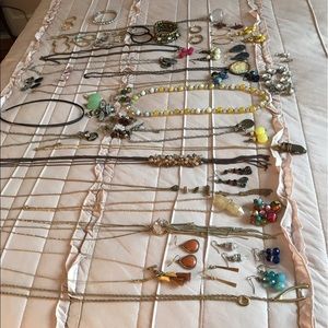 Huge Jewelry Bundle Lot of of over 50 pieces
