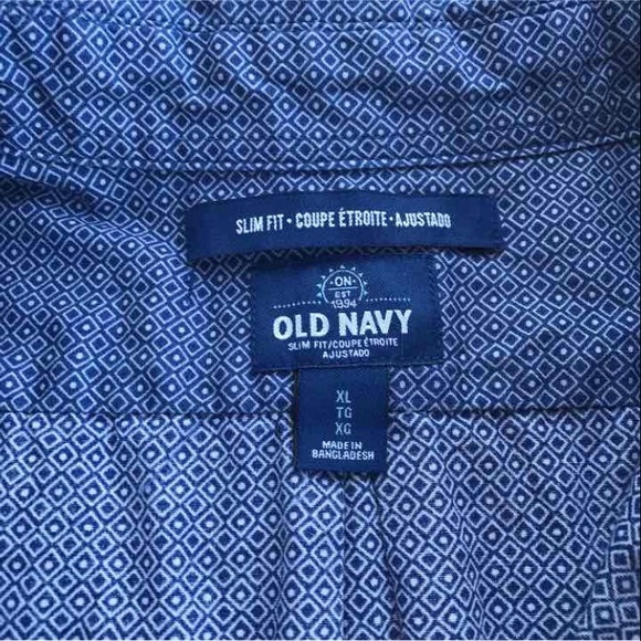 Old Navy Men's Button Down Collar Shirt Size XL - Picture 4 of 4