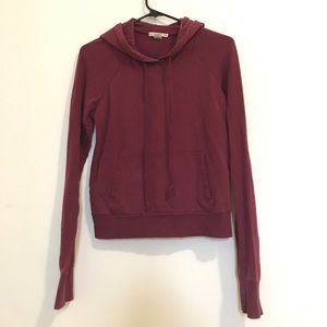 Lightweight Maroon Hoodie