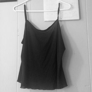 Black tank top.