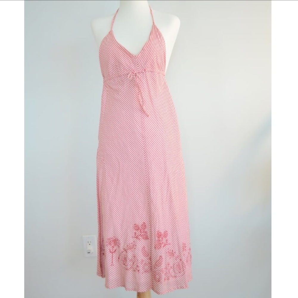 H&O Halter Cotton Summer Dress