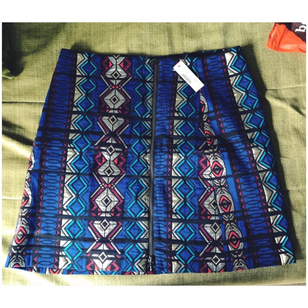 J Crew pattern skirt