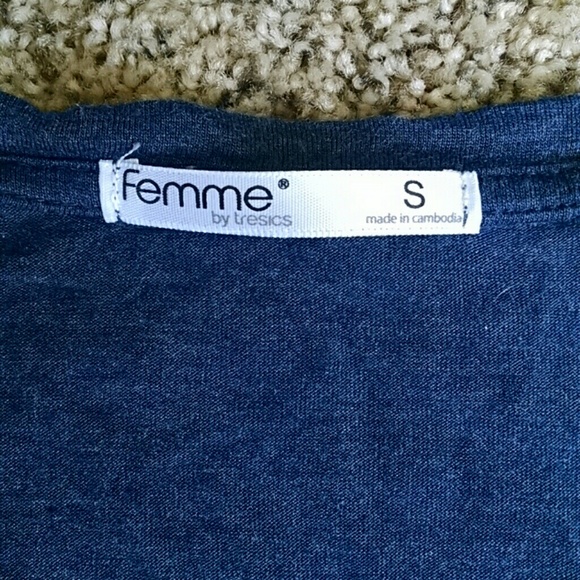 Navy Tee - Picture 3 of 4