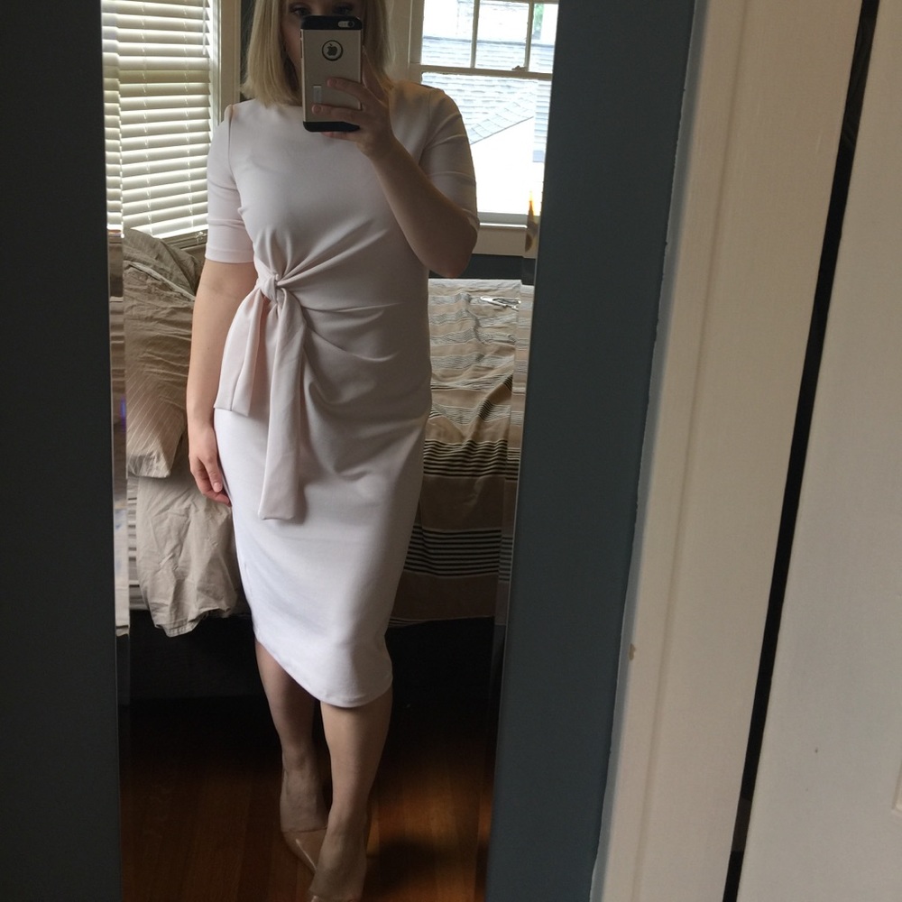Blush asos dress
