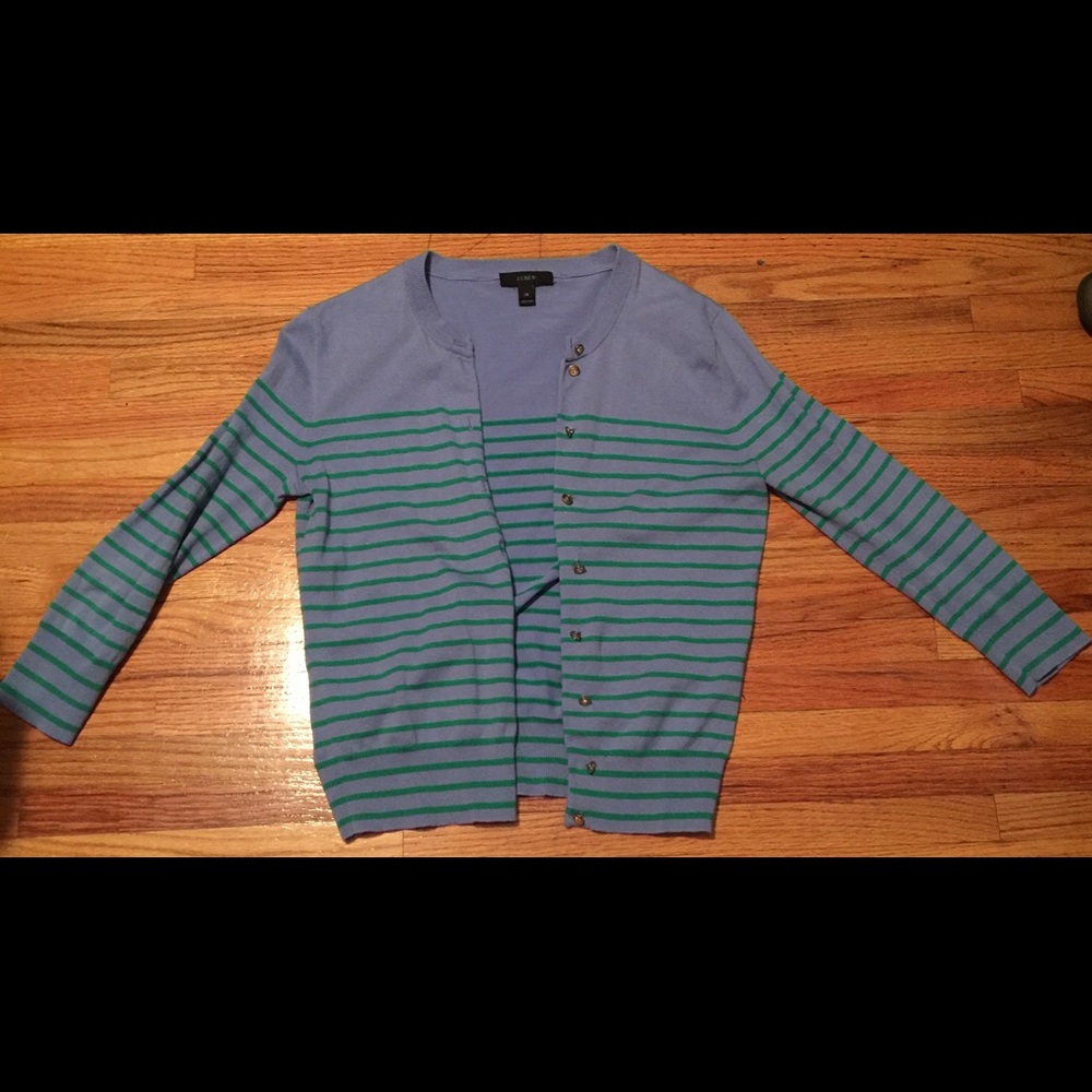 J Crew XS Sweater with Anchor buttons