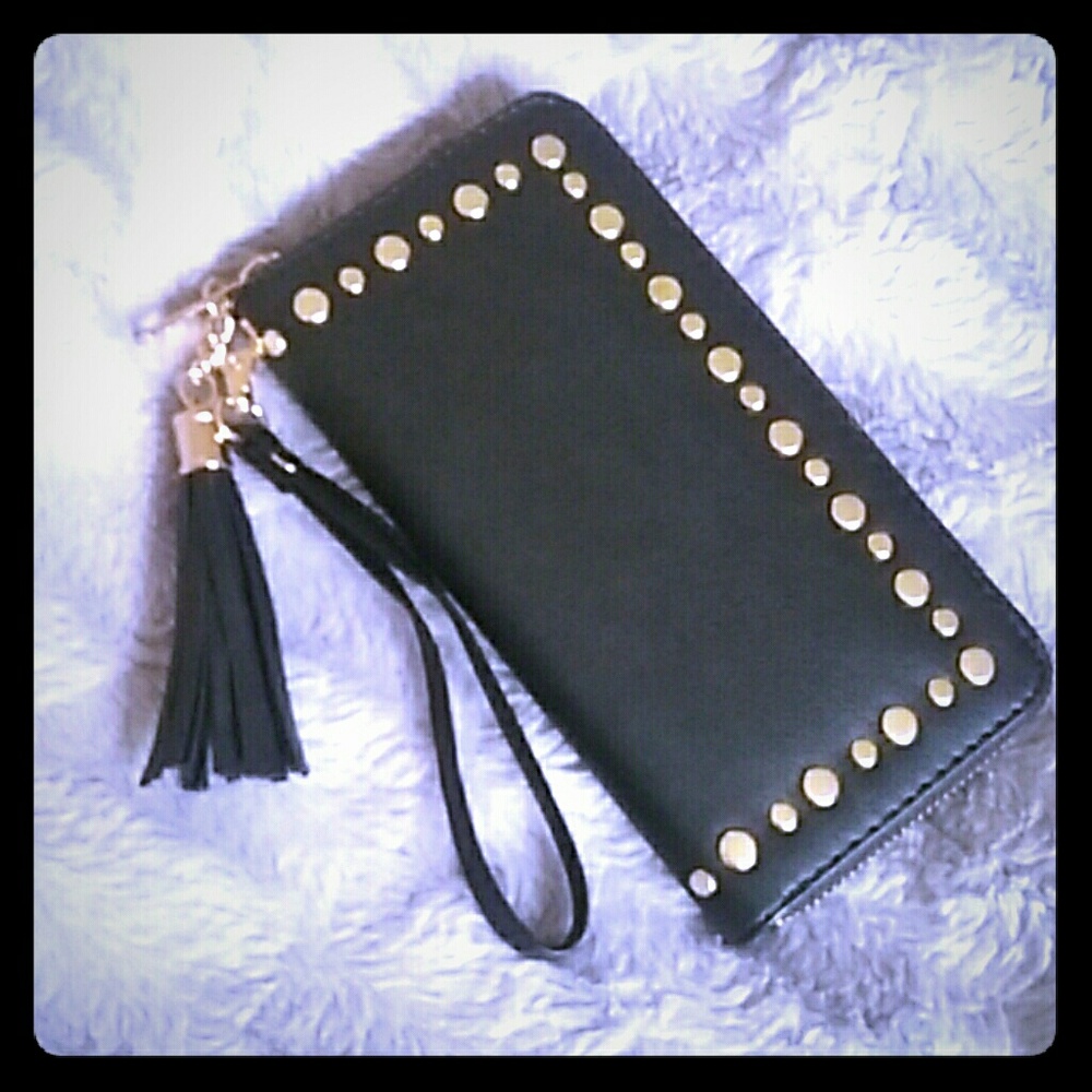 Rue 21 Black Studded Clutch