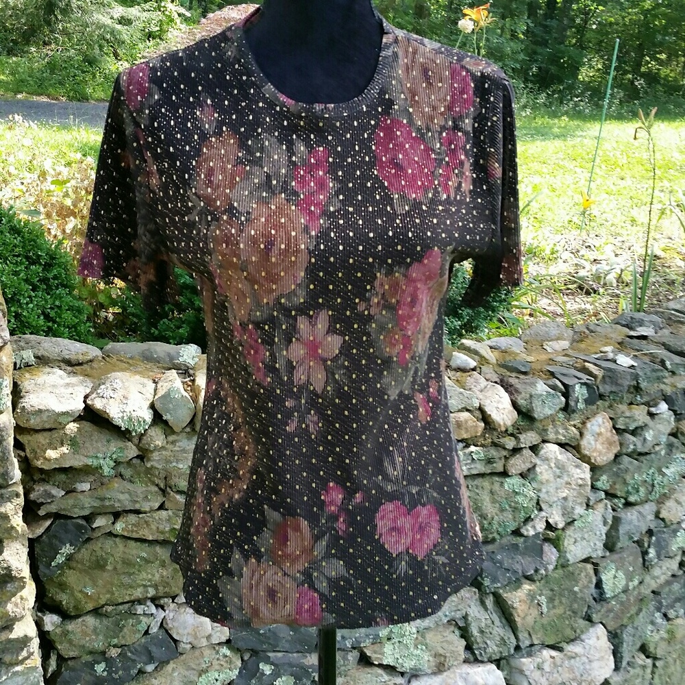 Dressy short sleeved top