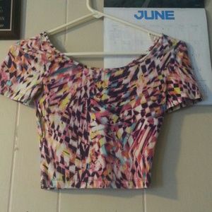 Aztec crop top