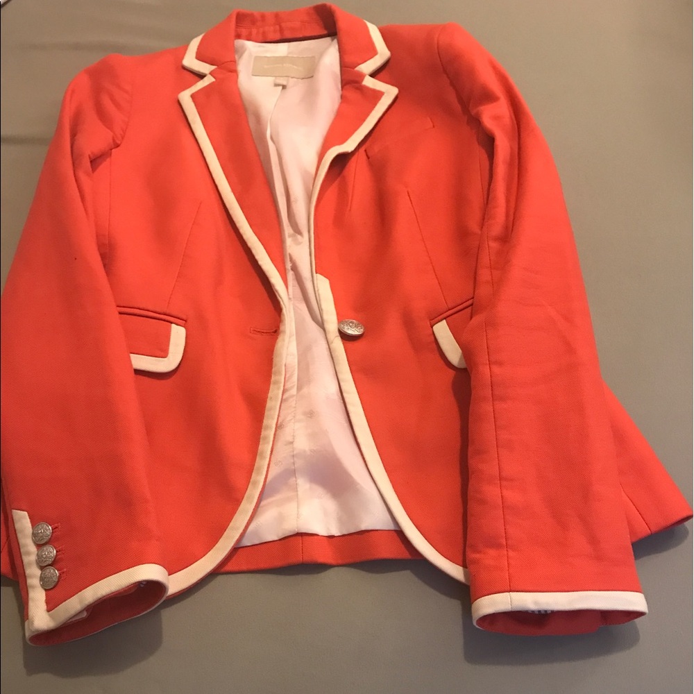 Cream and Peach Blazer