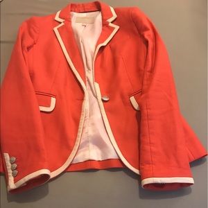 Cream and Peach Blazer