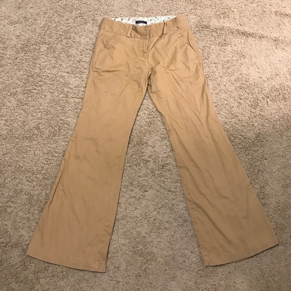 Suede feel khaki's from Land End